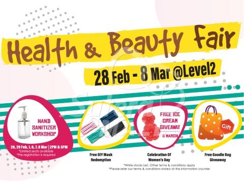 <div class='event-date'>28 Feb 2020 to 08 Mar 2020</div><div class='event-title'><h4>Health & Beauty Fair</h4></div>