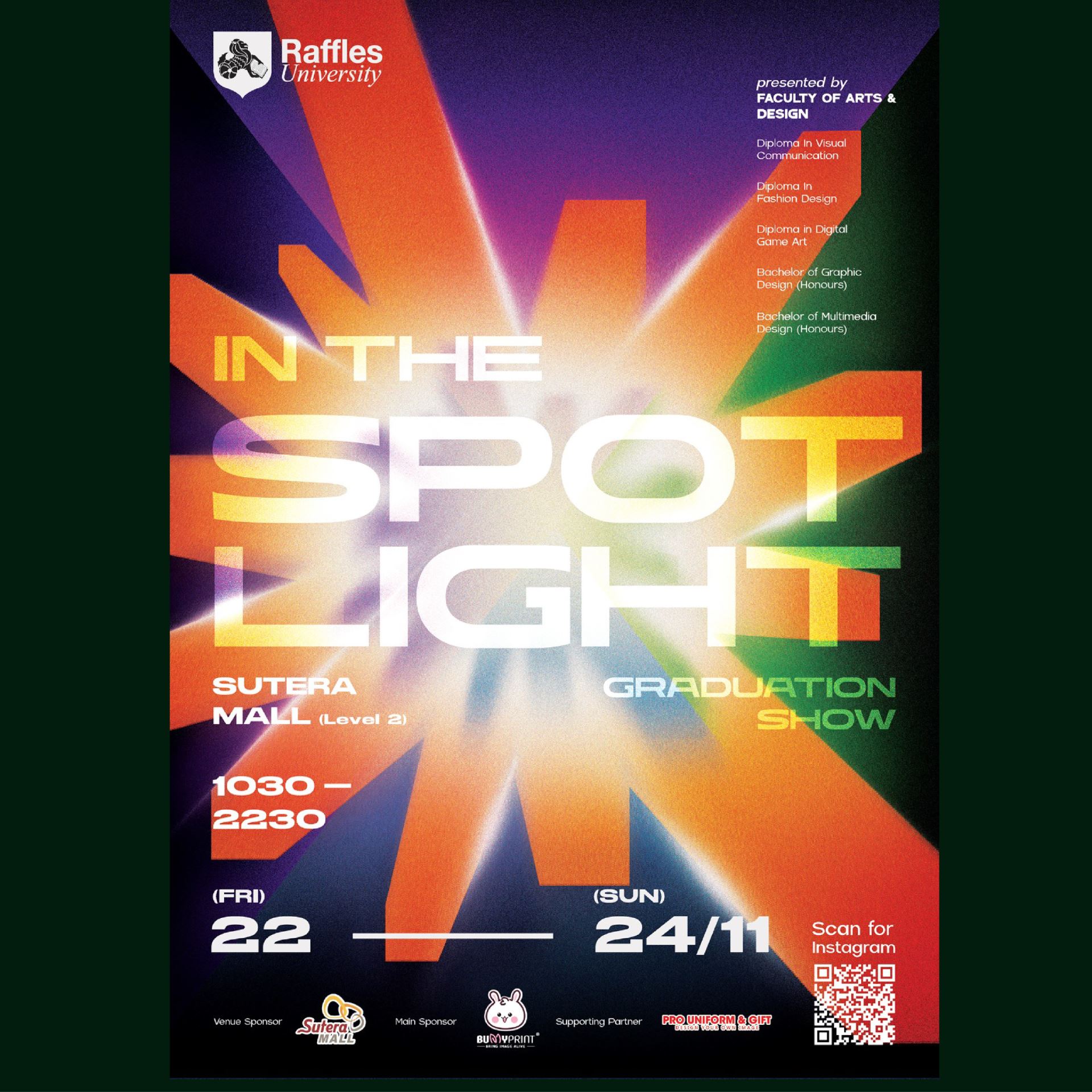 Raffles University Design Show 2024.- In The Spotlight