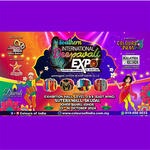 <div class='event-date'>23 Oct 2024 to 30 Oct 2024</div><div class='event-title'><h4>JOHOR GLOBAL MEGA  DEEPAVALI EXPO</h4></div>